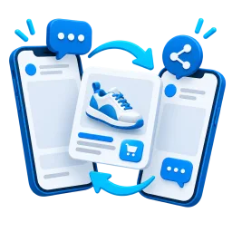 Product shared between mobile devices