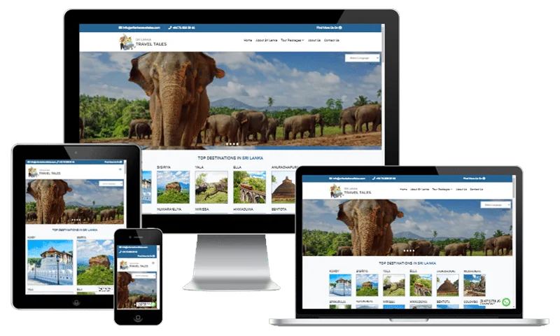 Sri Lanka Travel Tales website screenshot