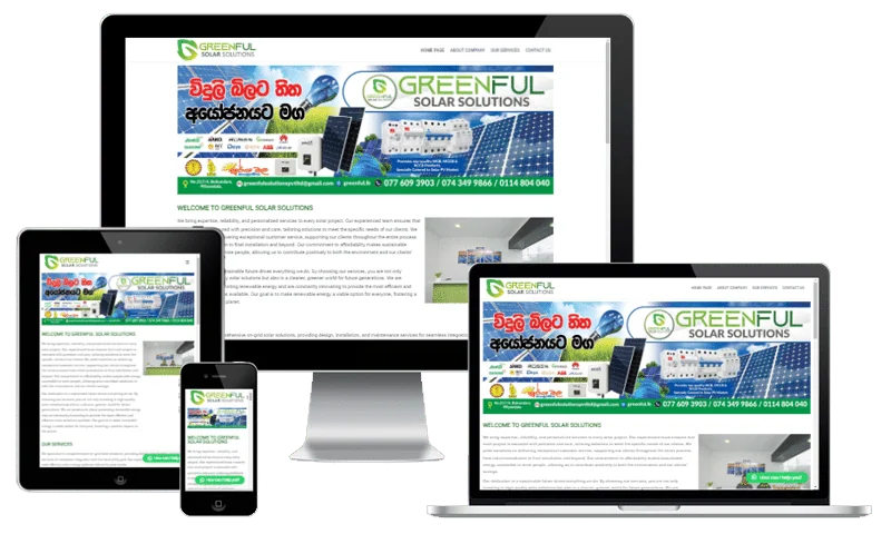 Greenful Solutions Pvt Ltd website screenshot