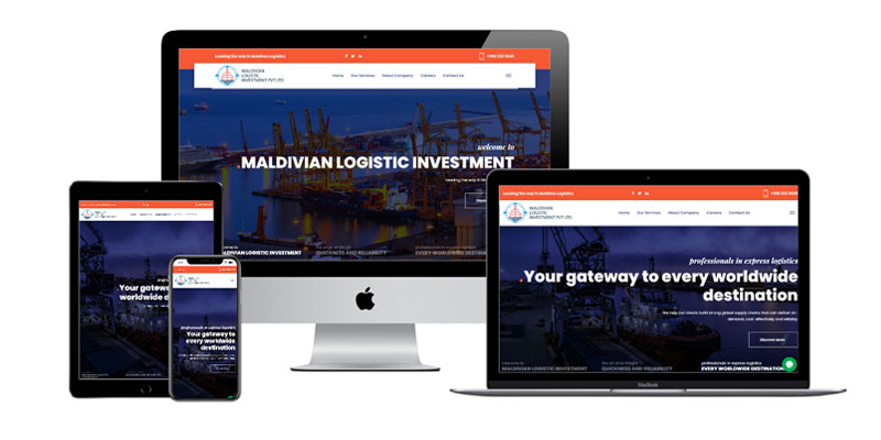 Maldivian Logistic Investment website screenshot