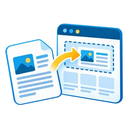 Article being submitted to a website for publication